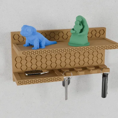 Móc treo chìa khóa Entry Keys Holder (Phiên bản vít + băng keo)