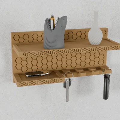 Móc treo chìa khóa Entry Keys Holder (Phiên bản vít + băng keo)