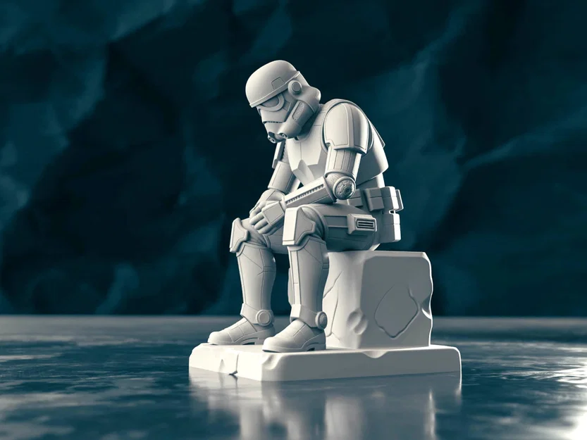 Tượng Stormtrooper Trầm Tư - Image 1