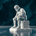 Tượng Stormtrooper Trầm Tư - Thumbnail 1