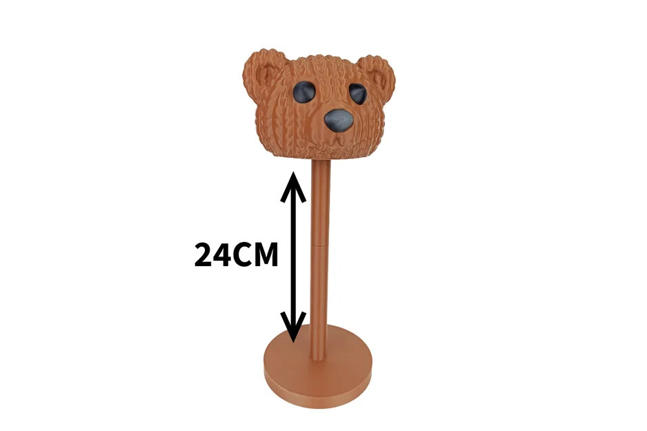 Giá Để Khăn Giấy Hình Gấu Teddy - Teddy Paper Towel Stand - Image 2