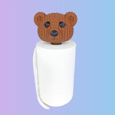 Giá Để Khăn Giấy Hình Gấu Teddy - Teddy Paper Towel Stand