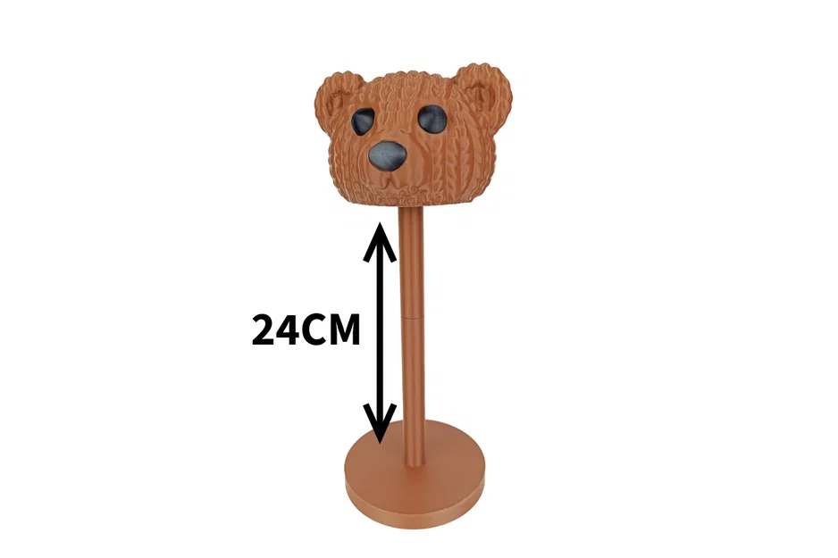 Giá Để Khăn Giấy Hình Gấu Teddy - Teddy Paper Towel Stand - Image 4
