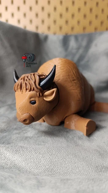 Mô hình 3D Bò tót Ba Lan (Articulated Polish Bison) - Image 2