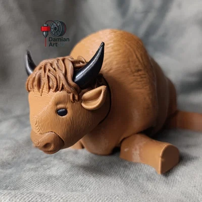 Mô hình 3D Bò tót Ba Lan (Articulated Polish Bison)
