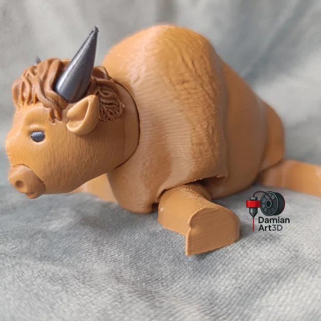 Mô hình 3D Bò tót Ba Lan (Articulated Polish Bison) - Image 3