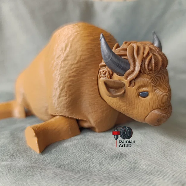 Mô hình 3D Bò tót Ba Lan (Articulated Polish Bison) - Image 4