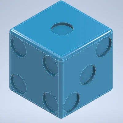 Mô hình xúc xắc (Cool Dice) 3D - File STL in ấn đơn giản và đẹp mắt