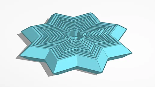 Star Fidget - Mẫu đồ chơi giải trí hình ngôi sao in 3D độc đáo - Image 1