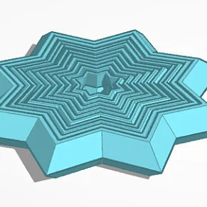Star Fidget - Mẫu đồ chơi giải trí hình ngôi sao in 3D độc đáo