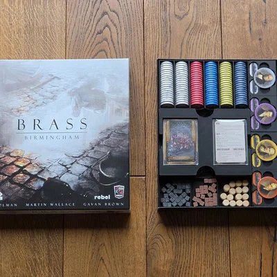 Brass Birmingham (kèm khay đựng chip mini của Ruben)