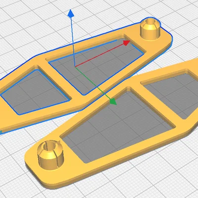 Đế đệm gương chiếu hậu Lada 2101 - Phụ kiện 3D cho xe cổ