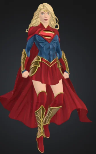 Mô hình 3D Supergirl - Tượng nữ siêu anh hùng cho fan DC Comics - Image 1