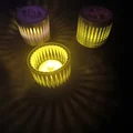 Đế Đựng Nến Tea Light Họa Tiết Hình Học - Thumbnail 2