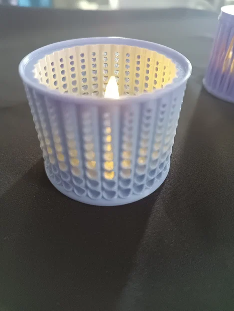 Đế Đựng Nến Tea Light Họa Tiết Hình Học - Image 7