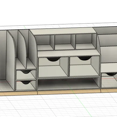Khay Đựng Đồ Đa Năng ORGANIZZATORE GT585 - In 3D Bàn Làm Việc