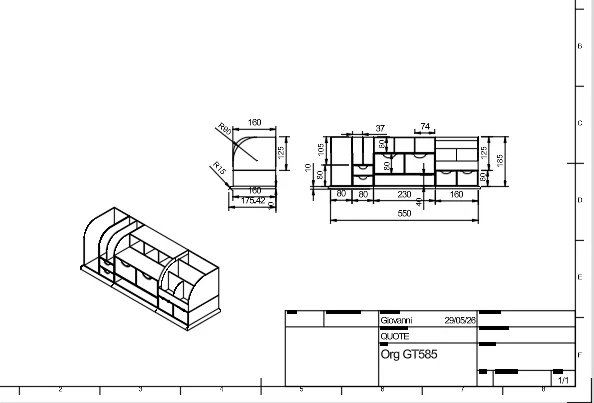 Khay Đựng Đồ Đa Năng ORGANIZZATORE GT585 - In 3D Bàn Làm Việc - Image 5