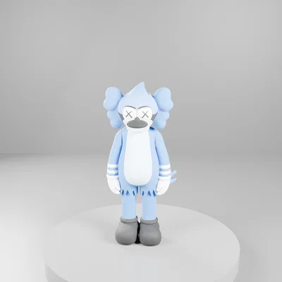 Mô hình Regular Show Mordecai x Kaws