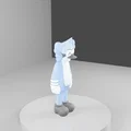 Mô hình Regular Show Mordecai x Kaws - Thumbnail 3