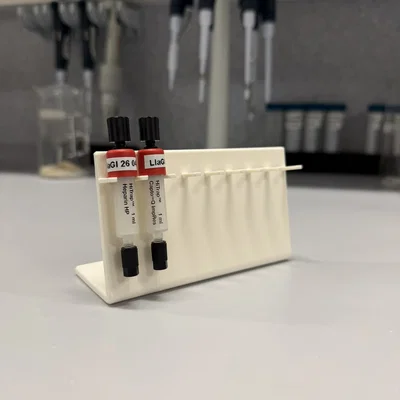 Giá treo cột sắc ký 1 mL (Chromatography Column Rack) in 3D