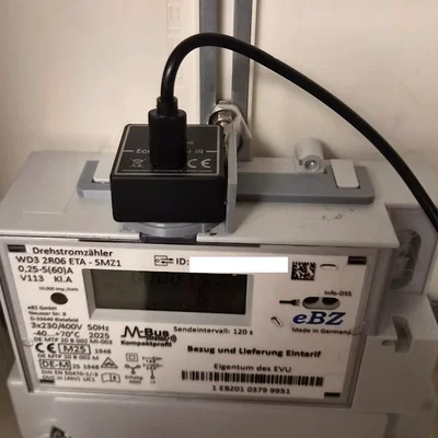 Giá đỡ everHome EcoTracker IR Smartmeter cho công tơ điện eBZ