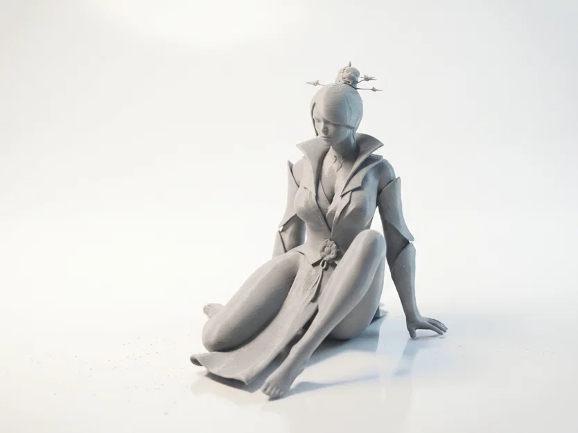 Mô hình tượng nữ Sat Lady thanh lịch - File in 3D - Image 1