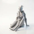 Mô hình tượng nữ Sat Lady thanh lịch - File in 3D - Thumbnail 1