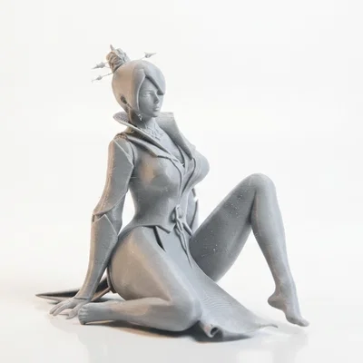 Mô hình tượng nữ Sat Lady thanh lịch - File in 3D