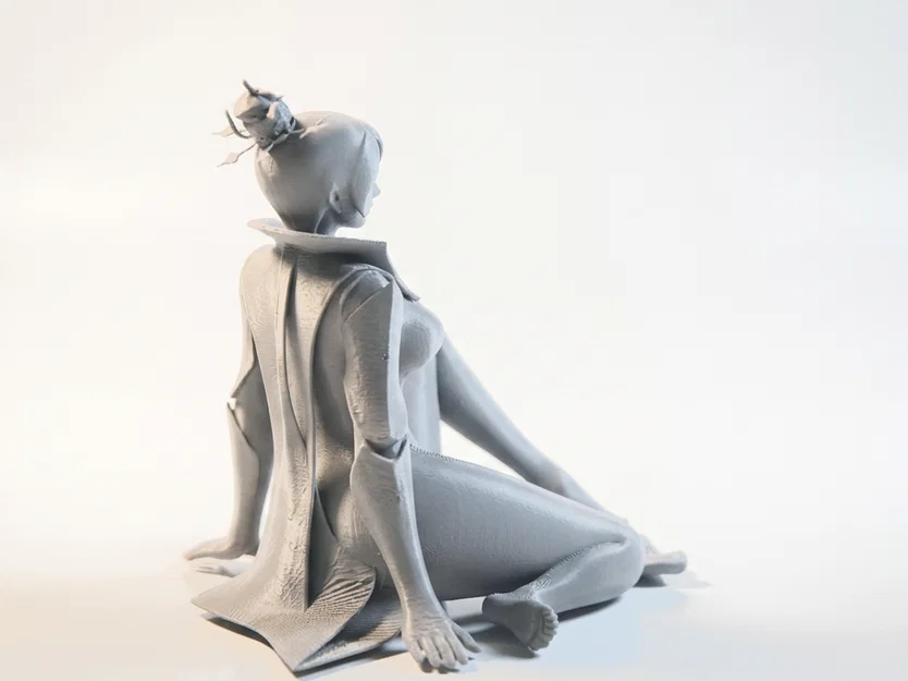 Mô hình tượng nữ Sat Lady thanh lịch - File in 3D - Image 3