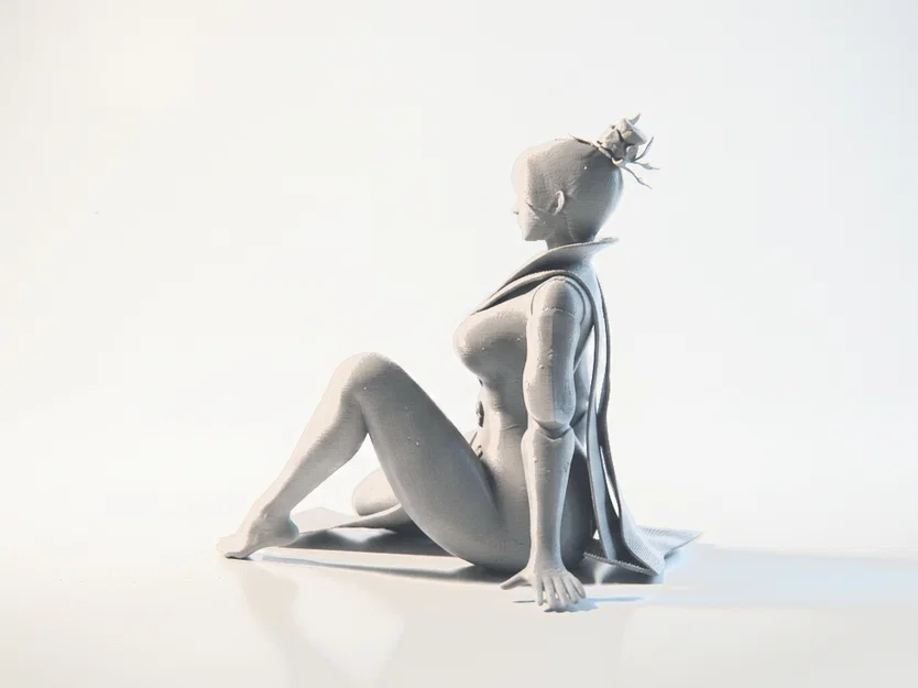 Mô hình tượng nữ Sat Lady thanh lịch - File in 3D - Image 4