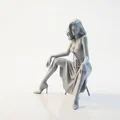 Mô hình tượng nữ nhân vật thanh lịch - Sẵn sàng in 3D - Thumbnail 1