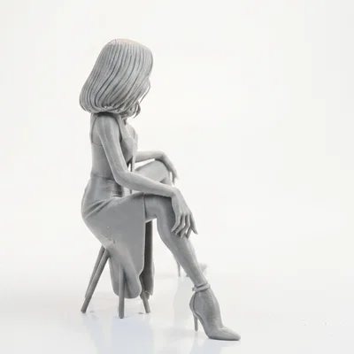 Mô hình tượng nữ nhân vật thanh lịch - Sẵn sàng in 3D