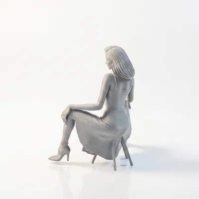 Mô hình tượng nữ nhân vật thanh lịch - Sẵn sàng in 3D