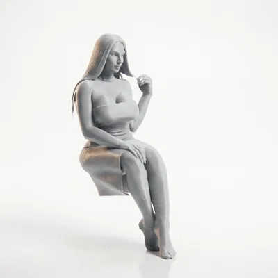 Mô hình 3D Bức Tượng Quý Cô Đang Ngồi (Seated Lady Figurine)