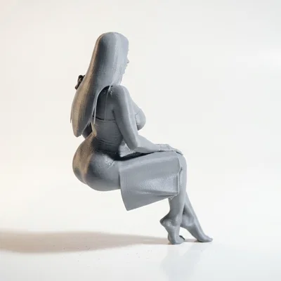 Mô hình 3D Bức Tượng Quý Cô Đang Ngồi (Seated Lady Figurine)