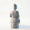 Mô hình tượng nữ ngồi thanh lịch - File in 3D nghệ thuật - Thumbnail 3