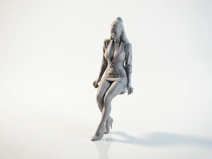 Mô hình tượng nữ thanh lịch 3D Printable - Image 1