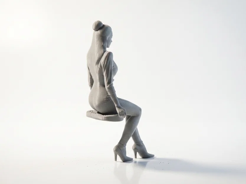 Mô hình tượng nữ thanh lịch 3D Printable - Image 3