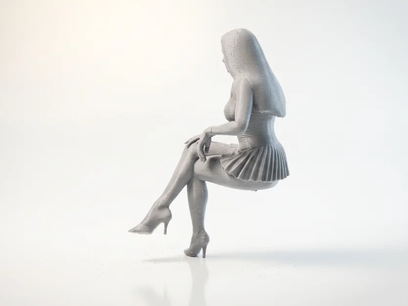 Tượng Nữ Thanh Lịch - Mẫu In 3D Độc Đáo - Image 4