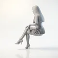 Tượng Nữ Thanh Lịch - Mẫu In 3D Độc Đáo - Thumbnail 4