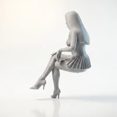 Tượng Nữ Thanh Lịch - Mẫu In 3D Độc Đáo