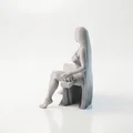 Mô hình tượng quý cô thanh lịch đang ngồi 3D có thể in được - Thumbnail 4