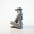 Mô hình tượng quý cô đội mũ - Tượng 3D in nghệ thuật cho phái đẹp - Thumbnail 4