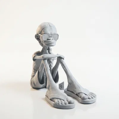 Mô hình 3D Cụ Bà Đang Ngồi (Sat Old Lady Figure) - File STL chất lượng cao