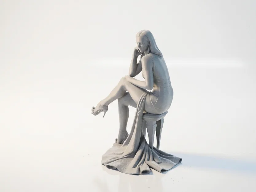 Mô hình tượng nữ Sat Queen thanh lịch in 3D - Image 1