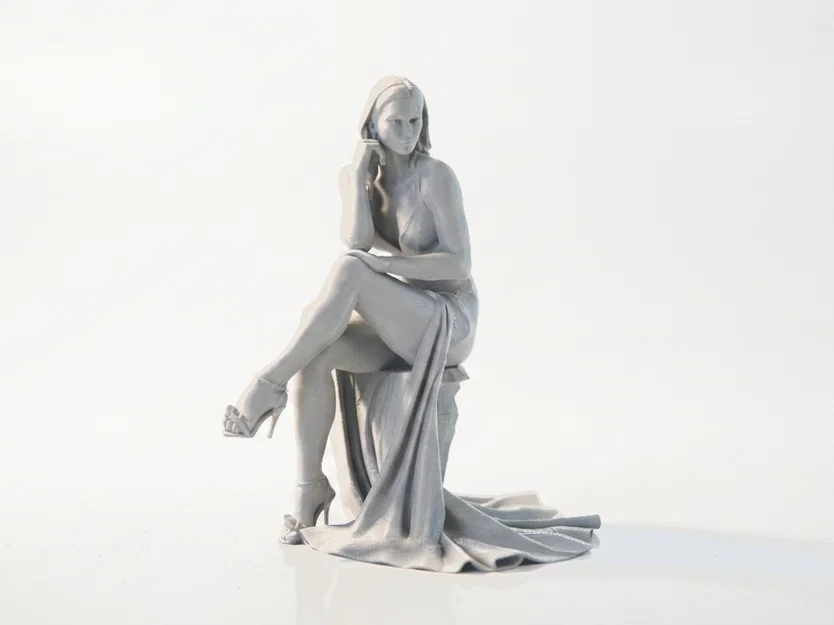 Mô hình tượng nữ Sat Queen thanh lịch in 3D - Image 2