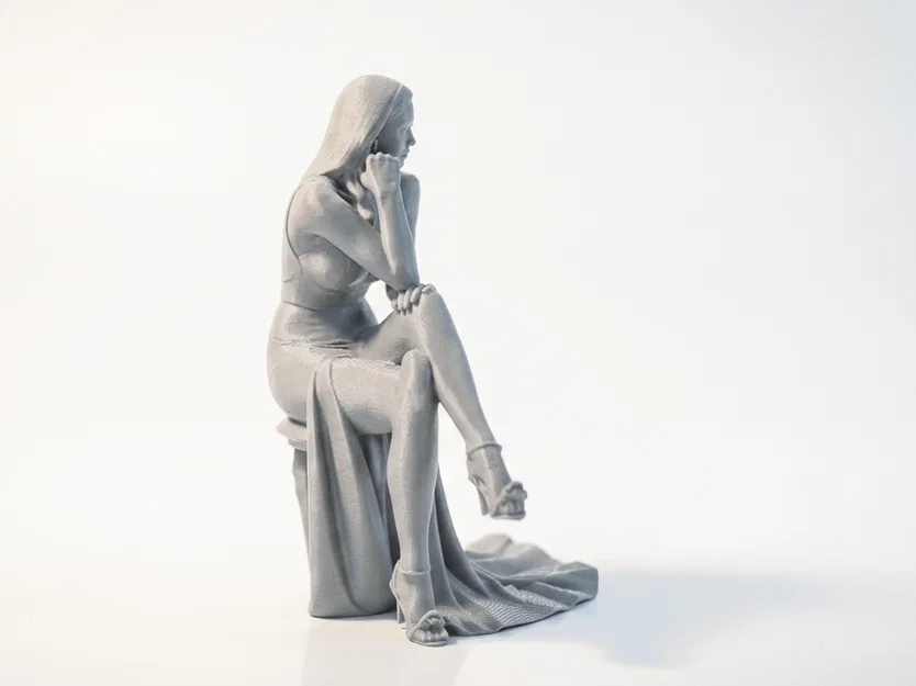 Mô hình tượng nữ Sat Queen thanh lịch in 3D - Image 3
