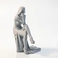 Mô hình tượng nữ Sat Queen thanh lịch in 3D - Thumbnail 3