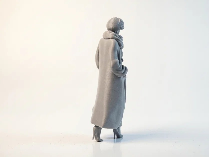Mô hình tượng cô gái quàng khăn Scarf Lady - In 3D chuyên nghiệp - Image 3