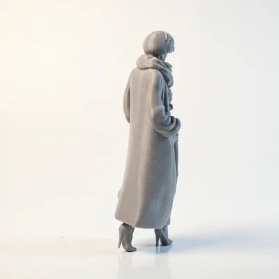 Mô hình tượng cô gái quàng khăn Scarf Lady - In 3D chuyên nghiệp